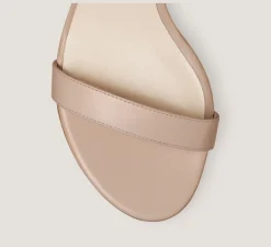 Stuart Weitzman The SW Extended Sizes Collection|Sandals-CHANGE LOCATION Smooth Leather/Dolce Taupe
