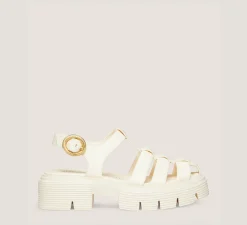 Stuart Weitzman Flat & Low Heel Sandals|The Best Sellers Edit-CHANGE LOCATION Seashell Tonal