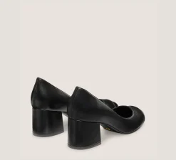 Stuart Weitzman The SW Extended Sizes Collection|Pumps & Heels-CHANGE LOCATION Nappa leather & patent/Black