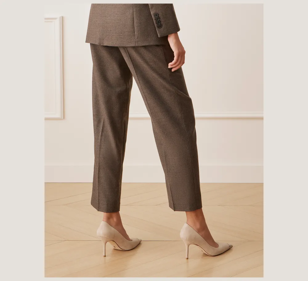 Stuart Weitzman Pumps & Heels-CHANGE LOCATION Suede & metal/Dune & Brushed Silver