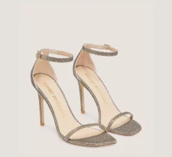 Stuart Weitzman Sandals|The SW Icons Collection-CHANGE LOCATION Adobe Beige