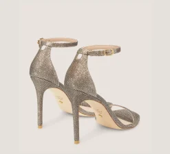 Stuart Weitzman Sandals|The SW Icons Collection-CHANGE LOCATION Adobe Beige