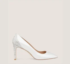 Stuart Weitzman The Bridal Collection|The SW Exclusives Collection-CHANGE LOCATION Satin/White