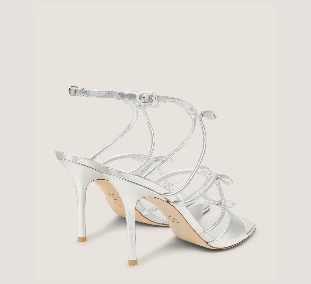 Stuart Weitzman High Heel Sandals|The Bridal Collection-CHANGE LOCATION Silver