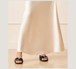 Stuart Weitzman Flat & Low Heel Sandals|Trending: Block Heels-CHANGE LOCATION Black