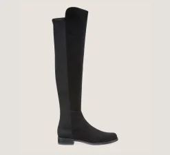 Stuart Weitzman The SW Extended Sizes Collection|Boots & Booties-CHANGE LOCATION Suede/Black