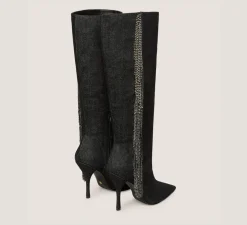Stuart Weitzman The SW Exclusives Collection|The Occasion Edit-CHANGE LOCATION Vintage denim & crystal/Black & Black Diamond