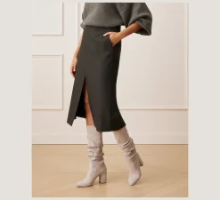 Stuart Weitzman The SW Exclusives Collection|The SW Extended Sizes Collection-CHANGE LOCATION Perla Light Gray