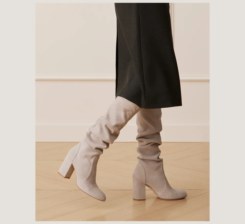 Stuart Weitzman The SW Exclusives Collection|The SW Extended Sizes Collection-CHANGE LOCATION Perla Light Gray