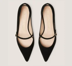 Stuart Weitzman The SW Exclusives Collection|The SW Extended Sizes Collection-CHANGE LOCATION Suede/Black