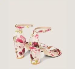 Stuart Weitzman The Occasion Edit|The SW Extended Sizes Collection-CHANGE LOCATION Floral Printed Jacquard/Pink/Multi