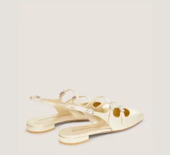 Stuart Weitzman The SW Extended Sizes Collection|Flats & Loafers-CHANGE LOCATION Light Gold