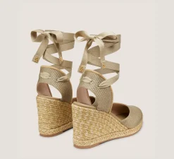 Stuart Weitzman Mid Heel Sandals|Wedges & Espadrilles-CHANGE LOCATION Khaki