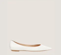 Stuart Weitzman The Work Essentials Edit|The Bridal Collection-CHANGE LOCATION Lacquered Nappa Leather/Cream