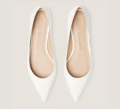 Stuart Weitzman The Work Essentials Edit|The Bridal Collection-CHANGE LOCATION Lacquered Nappa Leather/Cream