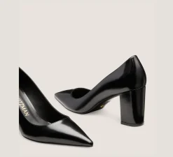 Stuart Weitzman The SW Extended Sizes Collection|Pumps & Heels-CHANGE LOCATION Spazzolato/Black