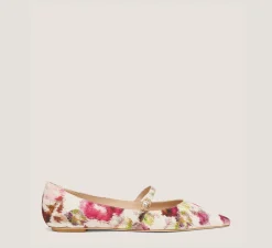 Stuart Weitzman The Occasion Edit|The SW Extended Sizes Collection-CHANGE LOCATION Floral Printed Jacquard/Pink/Multi