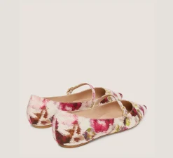 Stuart Weitzman The Occasion Edit|The SW Extended Sizes Collection-CHANGE LOCATION Floral Printed Jacquard/Pink/Multi