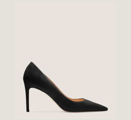 Stuart Weitzman The SW Icons Collection|The Work Essentials Edit-CHANGE LOCATION Suede/Black