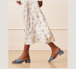 Stuart Weitzman Flat & Low Heel Sandals|Trending: Block Heels-CHANGE LOCATION Vintage denim/Washed Blue Denim