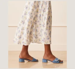 Stuart Weitzman Flat & Low Heel Sandals|Trending: Block Heels-CHANGE LOCATION Vintage denim/Washed Blue Denim