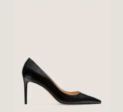 Stuart Weitzman The SW Extended Sizes Collection|Pumps & Heels-CHANGE LOCATION Smooth Leather/Black