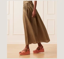 Stuart Weitzman Flat & Low Heel Sandals|Wedges & Espadrilles-CHANGE LOCATION Suede/Terracotta